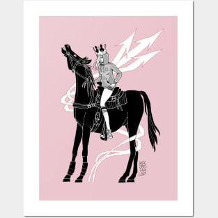 Girl on a Horse Posters and Art